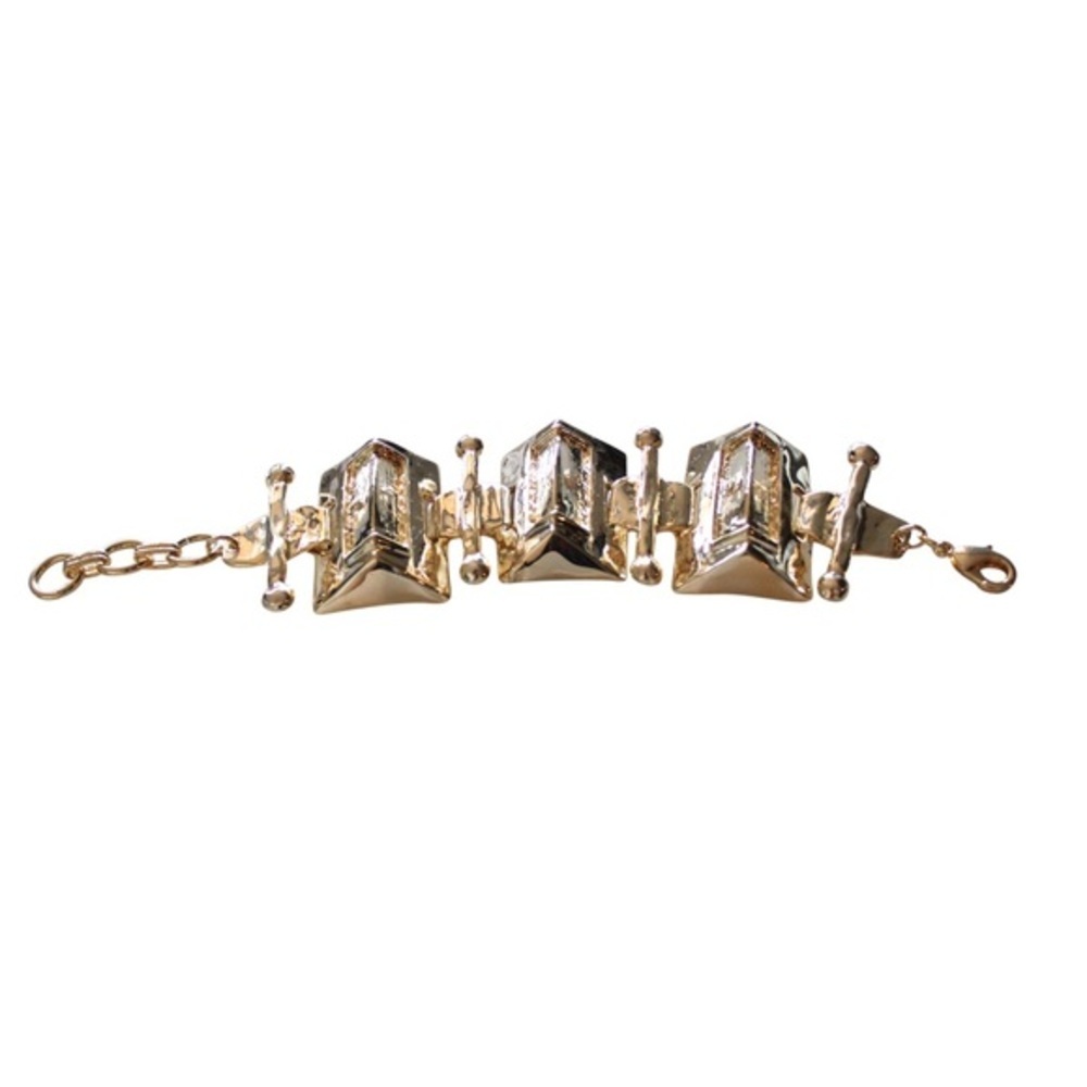Maxine Gold Rhinestone Necklace